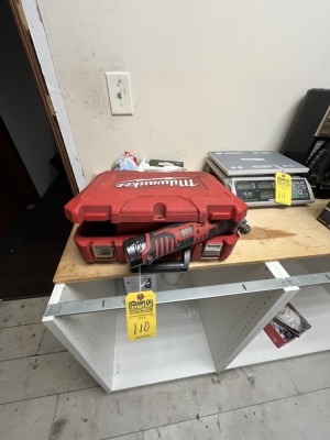 MILWAUKEE MULTI-TOOL WITH CHARGER, 2 BATTERIES & HARD CASE