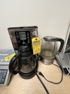 ASSORTED - MR COFFEE COFFEE MAKER / BREVILLE ELECTRIC KETTLE