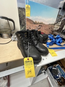 PAIR BRAHMA WORK BOOTS - SIZE 10.5 (LIGHTLY USED)