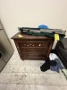 WOOD DRESSER WITH 3 DRAWERS