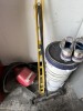 ASSORTED - STANLEY LEVEL / FISKERS FORKED TOOL / ROLLING METAL MAGNET - 3