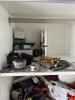ASSORTED TOOLS, WIRE, HITCH , CAULK, TAPE MEASURER, ETC (LEFT SIDE CONTENTS) - 2