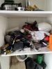 ASSORTED TOOLS, WIRE, HITCH , CAULK, TAPE MEASURER, ETC (LEFT SIDE CONTENTS) - 3