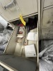 FILE CABINET WITH 4 DRAWERS & CONTENTS (BLADES, HARDWARE, SANDPAPER, ETC) - 3