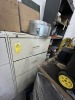 FILE CABINET WITH 4 DRAWERS & CONTENTS (PARTS, HARDWARE, ETC)
