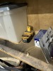 SHELVING UNIT WITH 5 SHELVES & CONTENTS (GROUT, BONDO, HOSE REEL, ETC) - 4