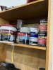 SHELVING UNIT WITH 5 SHELVES & CONTENTS (GROUT, BONDO, HOSE REEL, ETC) - 5