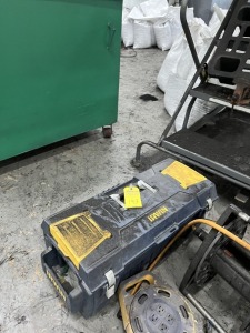 IRWIN PLASTIC TOOL BOX WITH CONTENTS (TOOLS, ETC)