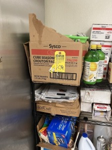 LOT ASSORTED KITCHEN SUPPLIES