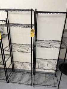 BLACK METRO RACKS - 5'x18''x12''