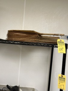 ASSORTED PIZZA PEELS - WOOD & METAL