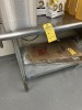 STAINLESS STEEL TABLE WITH CAN OPENER - 8'