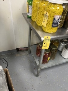 STAINLESS STEEL TABLE - 8'