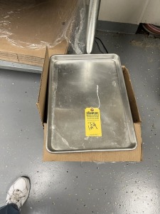 METAL SERVING TRAYS - 18''x12''