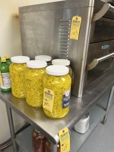 ASSORTED JARS PEPPERS - 1 GALLON