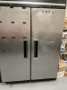 CENTRAL RESTAURANT STAINLESS STEEL REFRIGERATOR WITH 2 DOORS ON WHEELS - 2