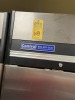 CENTRAL RESTAURANT STAINLESS STEEL REFRIGERATOR WITH 2 DOORS ON WHEELS - 2