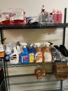 ASSORTED CLEANING PRODUCTS