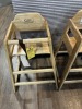 WOOD HIGH CHAIRS - 3