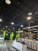 BLACK LIGHT BRIDGE WITH 24 HANGING LIGHTS - APPROXIMATELY 20'x50' - 3