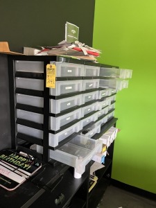 STORAGE SHELVES