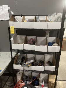 METRO RACK WITH CONTENTS - 4'