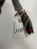 ALL-AROUND / SKINNING KNIFE - CUSTOM HANDMADE DAMASCUS STEEL - BONE HANDLE - LAMINATED LEATHER SHEATH - 2