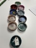 ASSORTED RESIN ASHTRAYS