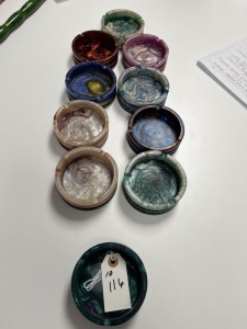 ASSORTED RESIN ASHTRAYS