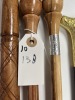 ASSORTED WOOD CANES - 3