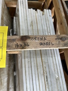 SQUARE FEET - CREMA MARFIL POLISHED 9320 - 10- 16x40 / 10-16x30 (1 PALLET)
