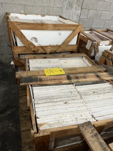 SQUARE FEET - OPUS ROMANO CREMA MARFIL ANTIQUE CHISELED EDGE - MADE IN SPAIN - 16x16 (3 PALLETS)