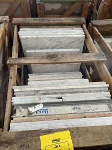 APPROXIMATE SQUARE FEET - ASSORTED MARBLE - 24x24 / 18x18 / 12x24 / MORE (1 PALLET)