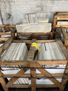 SQUARE FEET - ASSORTED - CREMA MARFIL 36x36 / TRAVERTINO 24x24 / MORE (2 PALLETS)