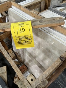 APPROXIMATE SQUARE FEET - ASSORTED - CREMA MARFIL 32x32 / CREMA MARFIL 18x18 / TRAVERTINO 18x18 / MORE (5 PALLETS)