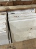 APPROXIMATE SQUARE FEET - ASSORTED - CREMA MARFIL 32x32 / CREMA MARFIL 18x18 / TRAVERTINO 18x18 / MORE (5 PALLETS) - 10
