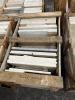 APPROXIMATE SQUARE FEET - ASSORTED MARBLE - CREMA MARFIL 24x24 / MORE (5 PALLETS) - 8
