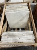 APPROXIMATE SQUARE FEET - ASSORTED MARBLE - CREMA MARFIL 24x24 / MORE (5 PALLETS) - 16
