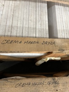 SQUARE FEET - CLAUDIA CREAM POLISHED 5023 - MADE IN SPAIN - 24x24 (1 PALLET)