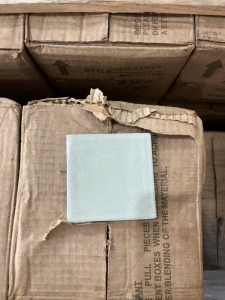 SQUARE FEET - CERAMICA LASA CERAMIC TILE - MADE IN MEXICO - COLONIAL BAY GREEN 4x4 (1 PALLET)