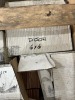 APPROXIMATE SQUARE FEET - CERAMICA LASA CERAMIC TILE - MADE IN MEXICO - COLONIAL PEACH 6x6 / COLONIAL BLUE 4x4 (1 PALLET) - 4