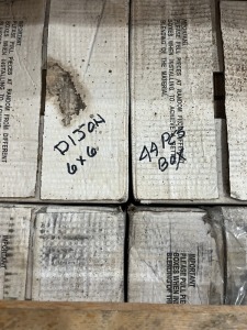 SQUARE FEET - CERAMICA LASA CERAMIC TILE - MADE IN MEXICO - COLONIAL PEACH - 6x6 (1 PALLET)