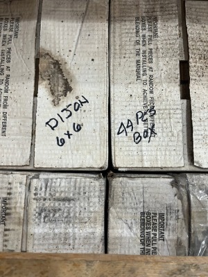 SQUARE FEET - CERAMICA LASA CERAMIC TILE - MADE IN MEXICO - COLONIAL PEACH - 6x6 (1 PALLET)