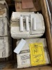 LOT ASSORTED - CERAMICA LASA CERAMIC TILE - MADE IN MEXICO - 700 PIECES COLONIAL BLUE 4x4 / BULLNOSE / TRIM (1 PALLET) - 2