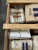 LOT ASSORTED - CERAMICA LASA CERAMIC TILE - WHITE 4x4 / BULLNOSE / TRIM (1 PALLET) - 4