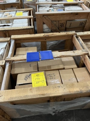 SQUARE FEET - CERAMICA LASA CERAMIC TILE - MADE IN MEXICO - COLONIAL DENIM BLUE - 6x6 (1 PALLET)