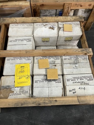 SQUARE FEET - CERAMICA LASA CERAMIC TILE - MADE IN MEXICO - COLONIAL DIJON - 4x4 (1 PALLET)