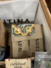 LOT ASSORTED - CERAMIC TILE / INSERTS - SOUTHWEST DESIGN 4x4 / BLUE 4x4 / WHITE CORD TRIM 6'' / CUSTOM INSERTS / OVERLAYS / MORE (2 PALLETS) - 8