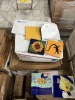 LOT ASSORTED - CERAMIC TILE - SOUTHWEST DESIGN / FISH DESIGN / WHITE / BLUE / MORE - 4x4 / 6x6 / 2x2 (1 PALLET) - 5