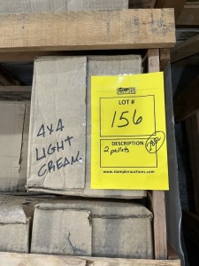 APPROXIMATE SQUARE FEET - CERAMICA LASA CERAMIC TILE - MADE IN MEXICO - COLONIAL - WHITE 6x6 / BLUE 6x6 / WHITE 4x4 / LIGHT GREEN 4x4 (2 PALLETS)